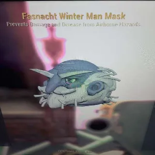 fasnacht winter man mask