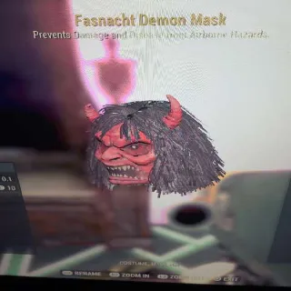 fasnacht demon mask