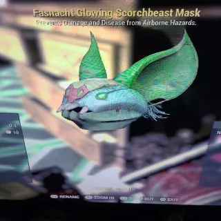 glowing scorchbeast mask