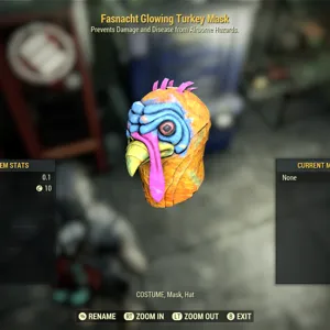 Glowing Turkey Mask