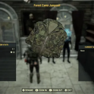 forest camo jumpsuit