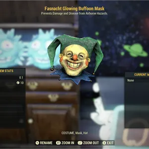 Glowing Buffoon Mask