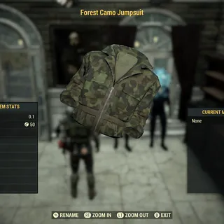 Forest camo jumpsuit