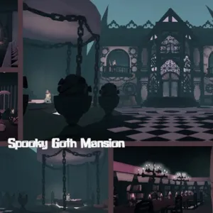 adopt me goth mansion