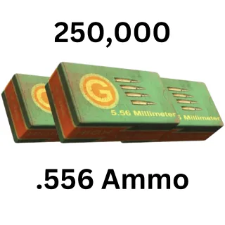 250,000 .556 Ammo