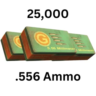 25,000 .556 Ammo