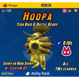 ✨ SHINY HOOPA 💎 6IV CUSTOM OT