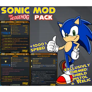 Other | BL3 SONIC THEMED MODPACK