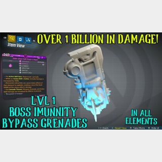 Grenade |  LVL 1 Boss Phase Killer