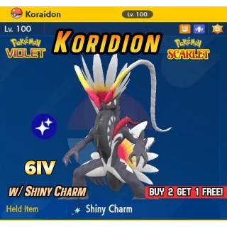 ✨ SHINY KORAIDON 💎 6IV CUSTOM OT