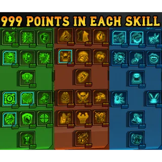 Other | 999 Points in Each Skill