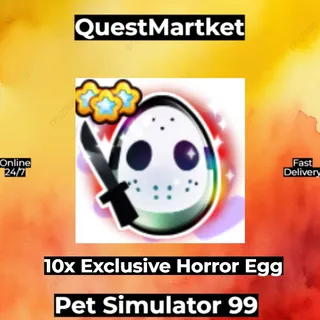 10x Exclusive Horror Egg