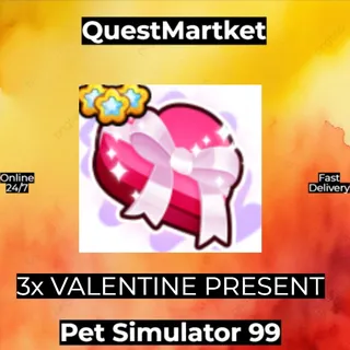 3x Valentine Present