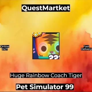 Huge Rainbow Coach Tiger