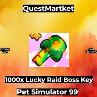 1000x Lucky Raid Boss Key