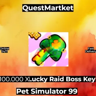 100.000x Lucky Raid Boss Key