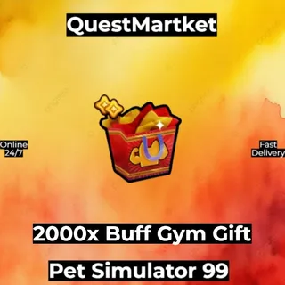 2000x Buff Gym Gift