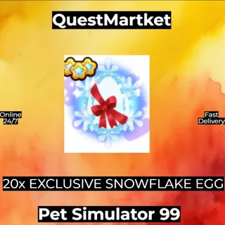 20X EXCLUSIVE SNOWFLAKE EGG