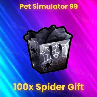 100x Spider Gift