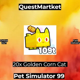 20x Golden Corn Cat