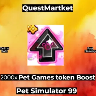 2000x Pet Games Token Boost