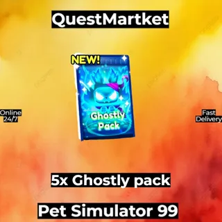 5x Ghostly  Pack