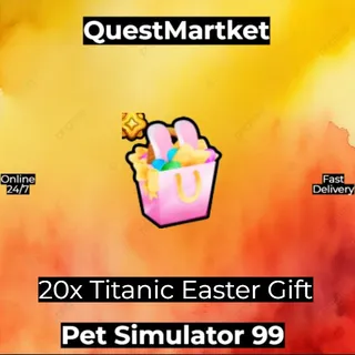 20x Titanic Easter Gift