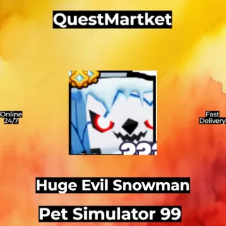 Huge Evil Snowman