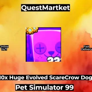 10x Huge Evolved ScareCrow Dog