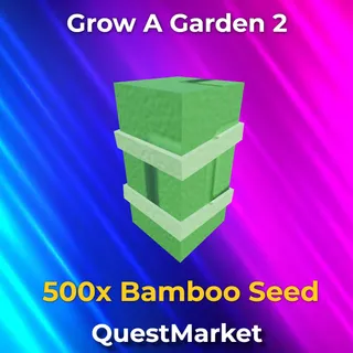 500x Bamboo Seed Grow a garden 2