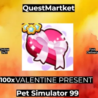 100x Valentine Present