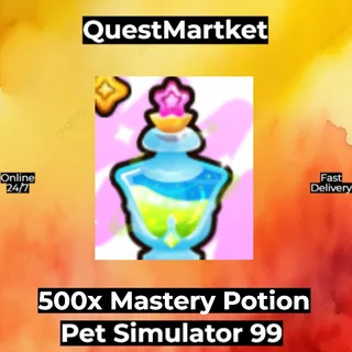 500x Mastery XP Potion