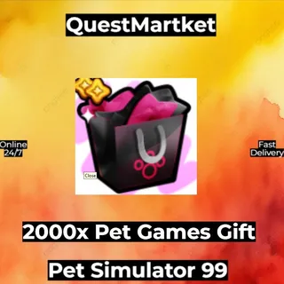 2000x Pet Games Gift