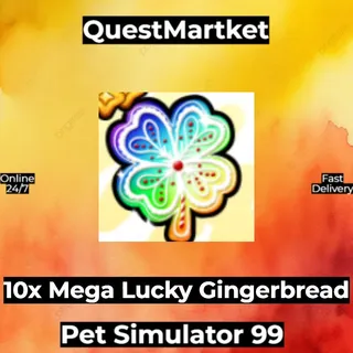 10x Mega Lucky Gingerbread