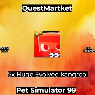 5x Huge Evolved Kangaroo