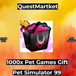 1000x Pet Games Gift