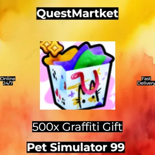 500x graffiti gift