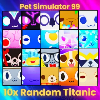 10x Random TITANIC (U WIll Get 10 Different Titanics)