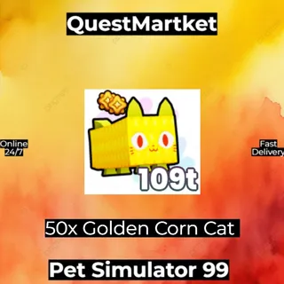 50x Golden Corn Cat