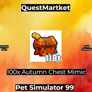 100x Autumn Chest Mimic