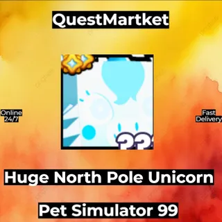 Huge North Pole Unicorn