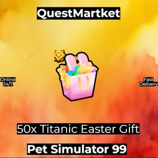 50x Titanic Easter Gift
