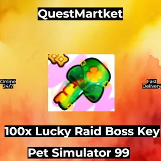 100x Lucky Raid Boss Key