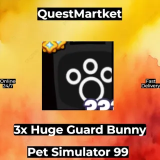 3x Huge Guard Bunny