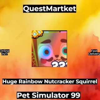 Huge Rainbow Nutcracker Squirrel