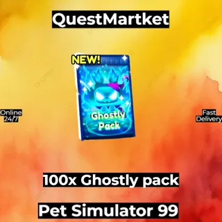 100x Ghostly Pack