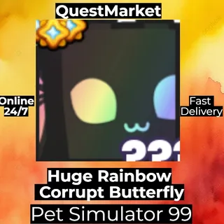 Huge Rainbow Corrupt Butterfly