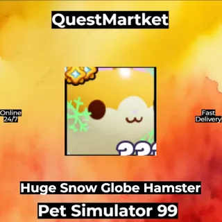 Huge Snow Globe Hamster