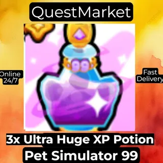 3x Ultra Huge XP Potion