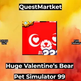 Huge Valentine Bear